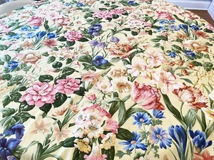 Cowtan Tout Litchfield Garden Handprinted Italy Fabric NEW Bolt 13 Yards VIDEO - Picture 1 of 12