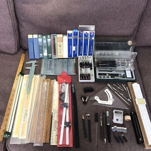 Technical Drawing Tools, Instruments- Untested-osmiroid Faber Staedtler Rotring - Picture 1 of 24