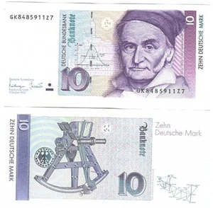 Germany _ 10 Mark 1993 aUNC / UNC P. 38c Lemberg-Zp - Picture 1 of 1