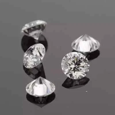 5 Pcs Loose Lab-Grown CVD Diamond LOT 3.75 MM Round D F- IF CLARITY Certified - Image 1 of 4