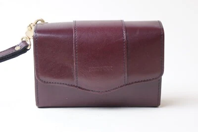 Minox 35 Ledertasche Tasche leather case bordaux rot red + Handschlaufe, selten - Bild 1 von 4