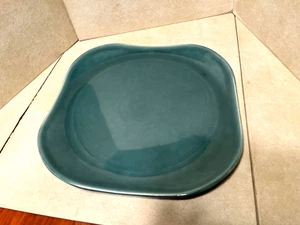 Large MCM Russel Wright American Modern Seafoam Green Chop Plate / Platter - Picture 1 of 3
