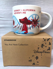 Disney California Adventure Starbucks coffee Cup Mug 14oz You Are Here New