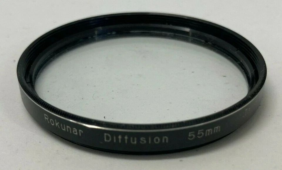 Vintage Rokunar Diffusion 55mm Photography Camera Lens Filter and Case Japan - Image 1 of 1