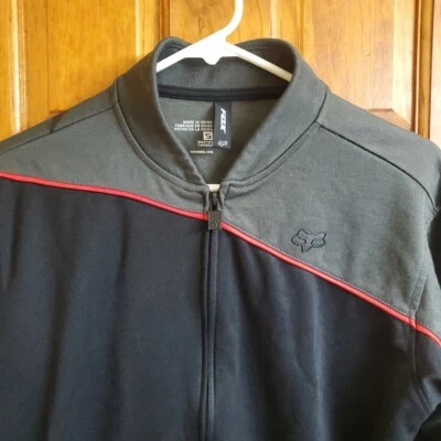 Vintage Fox Racing Retro Full Zip Track Jacket Mens Size Small Long Sleeve - Image 1 of 4