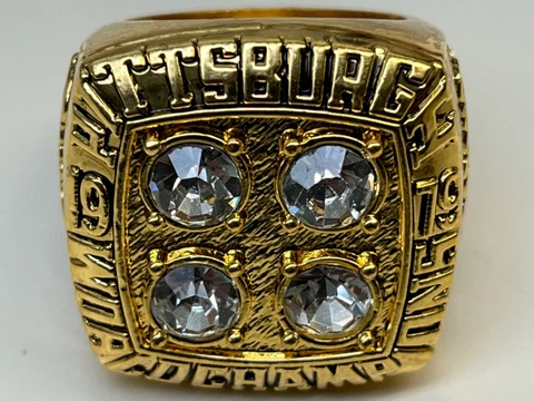 1979 TERRY BRADSHAW COMMEMORATIVE CHAMPIONSHIP RING STEELERS SIZE 11 Cover