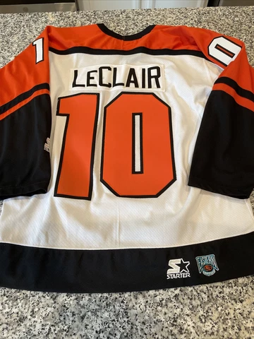 John LeClair Philadelphia Flyers Jersey - Vintage - Starter - Large Cover