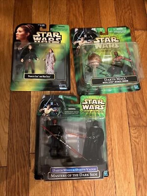 Star Wars Power of the Jedi Action Figure LOT OF 3 KENNER R6 - Image 1 of 4