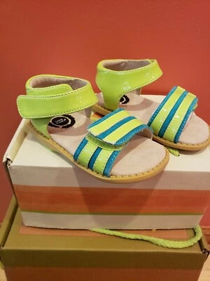 LIVIE & LUCA Baby Girl, Green Apple,  Classic Patent Leather Sandals, Size 5 - Image 1 of 4