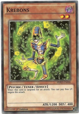 Krebons HSRD-EN046 Yu-Gi-Oh Card 1st Edition New - Image 1 of 3