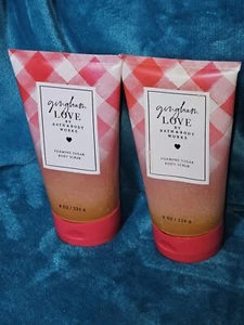 Bath & Body Works GINGHAM LOVE Sugar Foaming Body Scrub*Exfoliating 2pk - Picture 1 of 2
