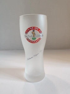 Blanche De Bruxelles Frosted Beer Glass, 12 Oz, EXC - Picture 1 of 8