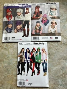Simplicity  Womens Hats Uncut Sewing Patterns - Picture 1 of 9