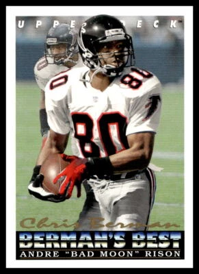 1993 Upper Deck #440 Andre "Bad Moon" Rison Atlanta Falcons Football Card - Image 1 of 2