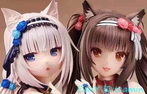 New 2Pcs/Set Native Nekopara Vol.1 Soleil Opened! Chocola & Vanilla 1/7 Figure Cover