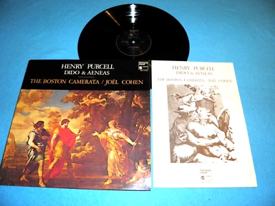 Purcell - Dido & Aeneas / Joel Cohen / Boston Camerata - Harmonia Mundi LP EX - Image 1 of 3