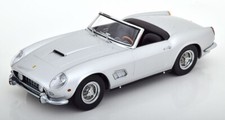 1960 FERRARI 250 GT CALIFORNIA SPYDER SILVER 1:18 by KK SCALE MODELS KKDC181042S