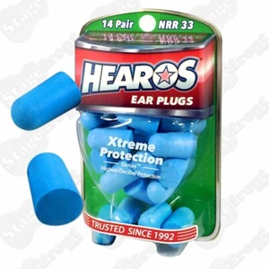 HEAROS 14 PAIR XTREME PROTECTION 33DB NOISE REDUCTION IN-EAR PLUGS - HO5826 - Picture 1 of 2