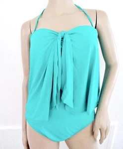 Ralph Lauren Fly Away Front Bandeau/Halter Strap Sz 10 Retail $114 Jade Grn - Picture 1 of 5