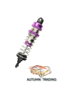 1 Metal Front&Rear Universal Shock Absorber for Wltoys 124019 144001 RC Purple - Picture 1 of 8