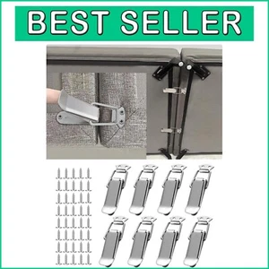 Premium Metal Sofa Connectors - 8 Piece Set for Securing Sectional Couches - Picture 1 of 7