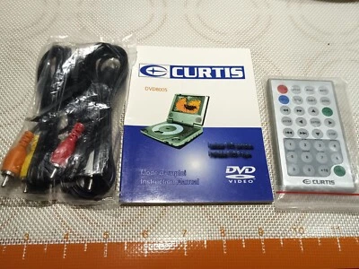Curtis Portable DVD Player Owners Manual, Cables, Remote - Image 1 of 4