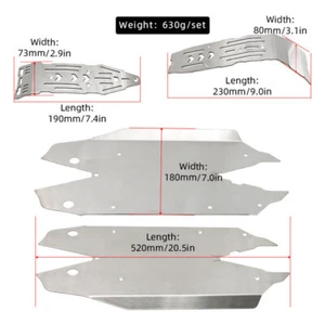 Metal Chassis Protection Plate Armor For ARRMA 1/8 Mojave 4S RC Upgrade - Picture 1 of 6