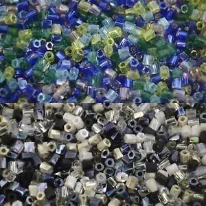 10 gram Japanese MIYUKI Hexagonal Tube Beads 2mm with Colour Choice - Picture 1 of 3