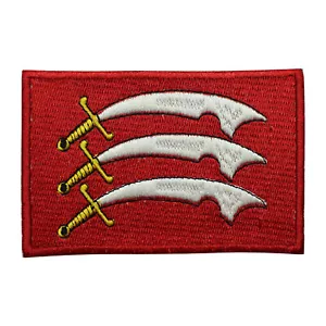 Essex County Flagge Aufnäher Bügelbild Patch Aufnäher Abzeichen bestickt Patch - Bild 1 von 1