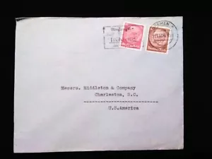 J) 1936 GERMANY, WITH SLOGAN CANCELLATION, AIRMAIL, CIRCULATED COVER, FROM GERMA - Picture 1 of 1