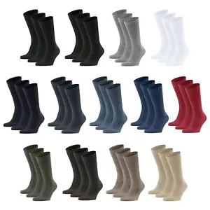 FALKE Herren Socken - 3er Pack Family SO, Allrounder Strümpfe, Uni, Baumwollm... - Bild 1 von 24