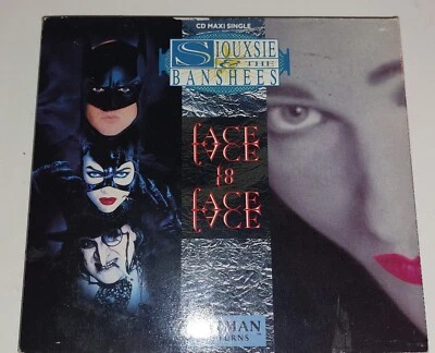 SIOUXSIE & THE BANSHEES FACE TO FACE CD MAXI SINGLE  BATMAN RETURNS TIM BURTON  - Image 1 of 4