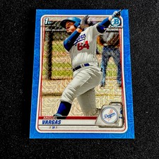 2020 Bowman Chrome Miguel Vargas Mojo Mega Blue Refractor /150 Dodgers #BCP-131
