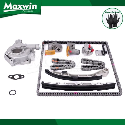 Timing Chain Kit Oil Pump Fit INFINITI FX35 G35 Nissan 350Z Maxima Murano 3.5L - Image 1 of 4