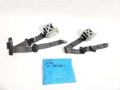 Pair Black Seat Belt OEM 2006 2007 2008 2009 2010 Pontiac Solstice - Image 1 of 4