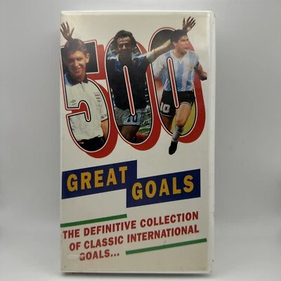 500 GREAT GOALS Definitive Collection of Classic International Goals 1993 VHS - Image 1 of 3