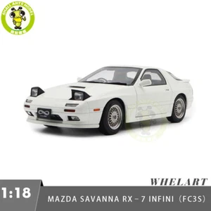 1/18 Mazda Savanna RX-7 RX 7 FC3S Whelart weiß Diecast Modell Spielzeugauto - Bild 1 von 19