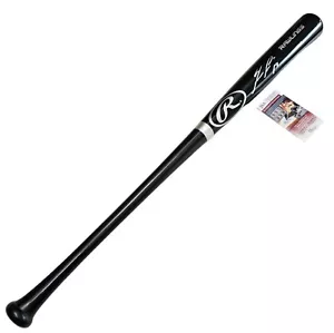 Braves Ronald Acuna Jr. Authentic Signed Black Rawlings Bat JSA COA - Picture 1 of 4