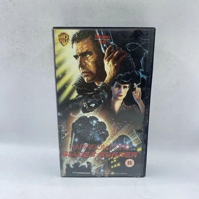 Blade Runner VHS 1989 Original Theatrical Cut Warner Bros PAL - Immagine 1 di 4
