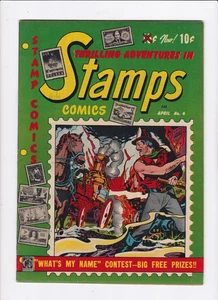 STAMPS COMICS #4 [1952 NM-] GREAT CHICAGO FIRE STORY! - Picture 1 of 3