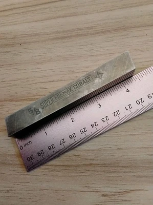 Super MO-MAX Cobalt Cutting Tool Bit 5/8"x 5/8"x 4-7/16" Cleveland USA HSS Lathe - Image 1 of 4