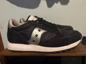 Saucony Jazz Sneaker Schuhe schwarz silber Wildleder Gr. 8,5 Turnschuhe - Bild 1 von 9