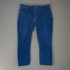 Origin D68 Legit Fit Dark Wash Blue Denim Jeans 38x30 Straight Leg Made USA (#1) - Bild 1 von 11