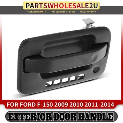 Manija de puerta exterior izquierda conductor delantero para Ford F-150 2009-2014 metal mejorado Foto 1 de 4