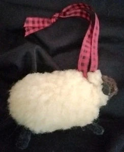 Wollornament Schaf hängend - Bild 1 von 1