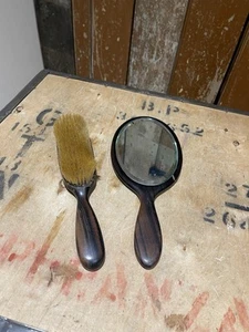 Vintage Vanity Set Brush And Mirror Grooming Dressing Table Silver Hallmarked - Picture 1 of 23