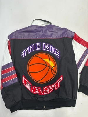 Vintage Jeff Hamilton The Big East Conference Varsity Jacket Size L USA Rare - Image 1 of 4