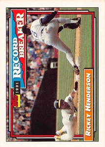Rickey Henderson 1992 Topps 2 Oakland Athletics Baseballkarte - Bild 1 von 2