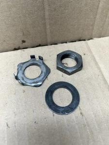 Honda CRF 250R 2018-2025 OEM embrague tuerca de bloqueo y arandela de bloqueo empuje 2019 2020 - Imagen 1 de 2