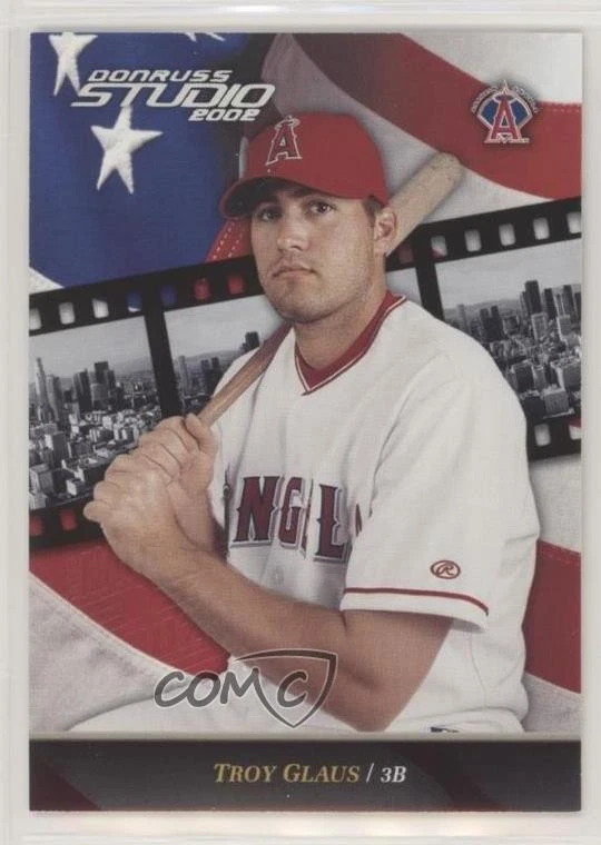 2002 Donruss Studio National Convention Embossing /5 Troy Glaus #17 - Image 1 of 2